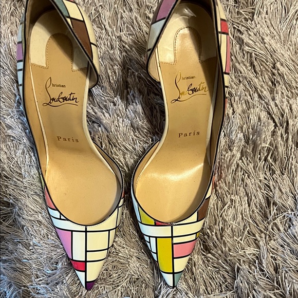 Christian Louboutin Shoes - Christian Louboutin Colorful Geometric Heels